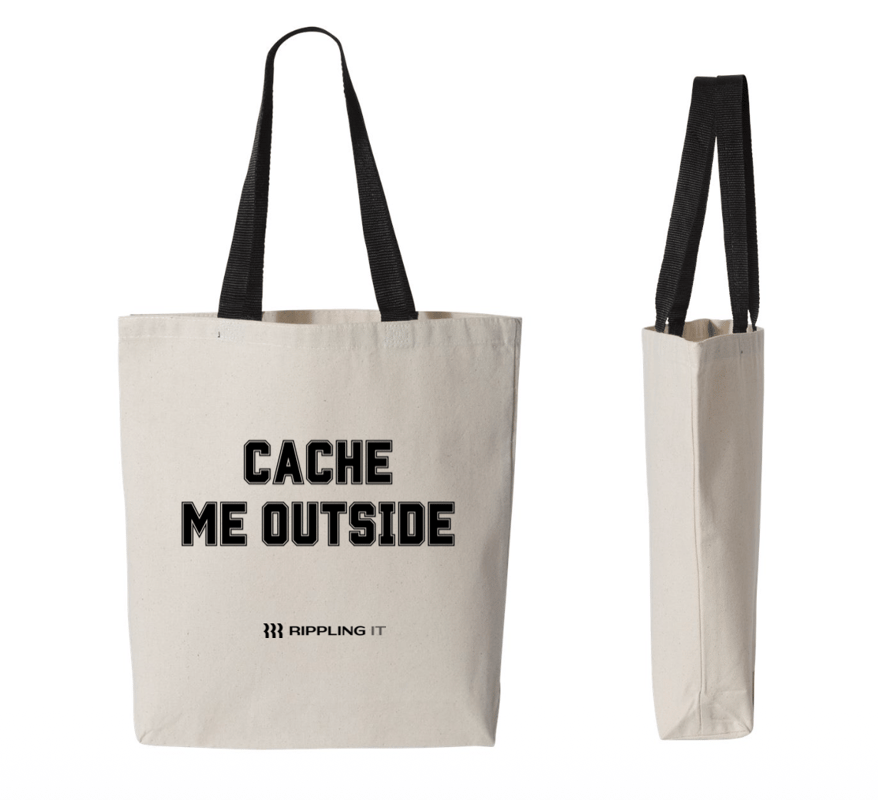 Rippling IT Campaigns | Cache Me Outside Canvas Tote - image1